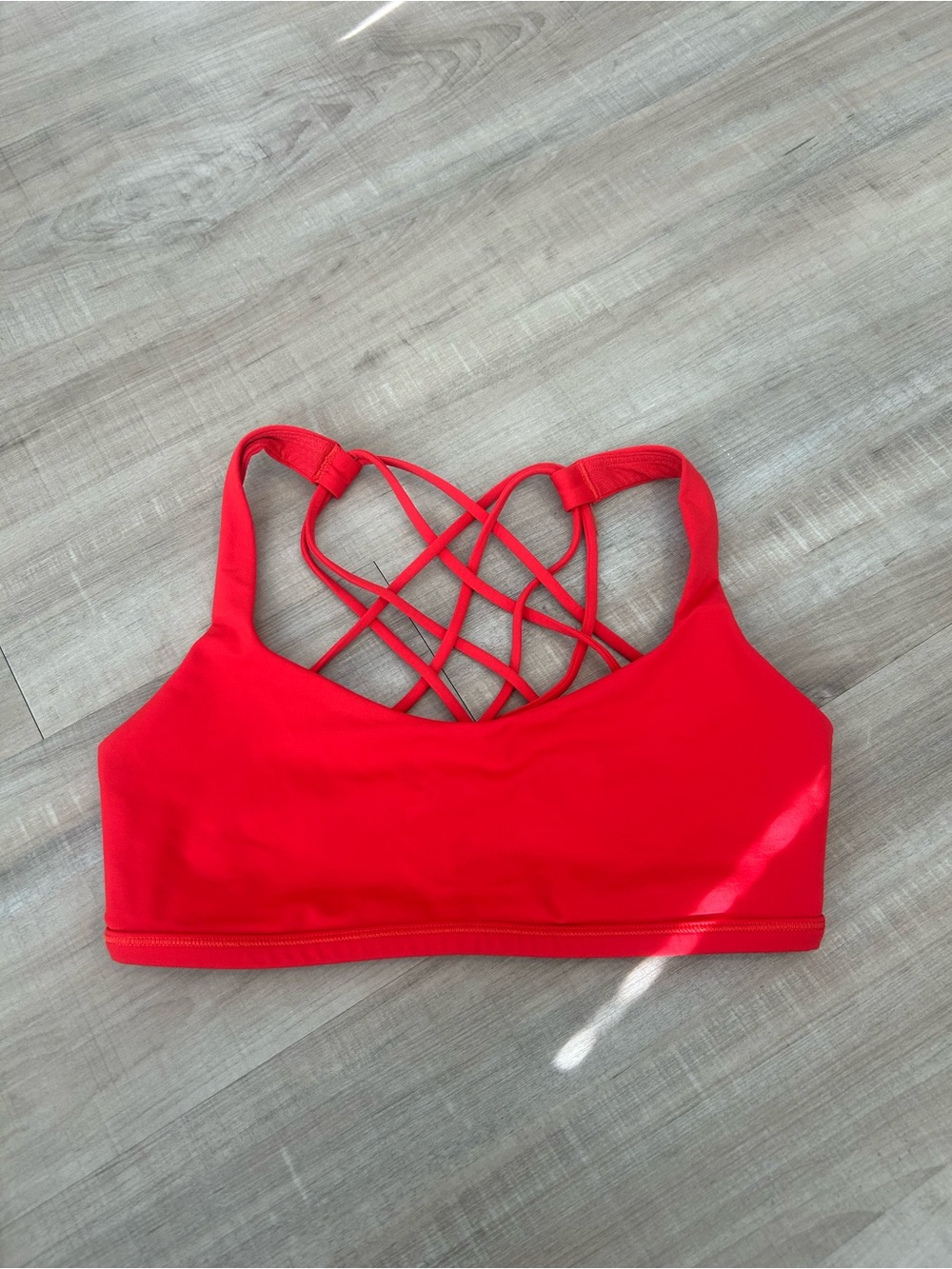 Lululemon Red Sports Bra